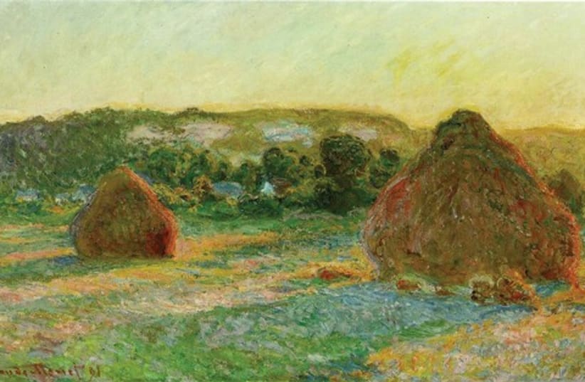 'Haystacks,' Monet, 1890 (photo credit: Wikimedia Commons)