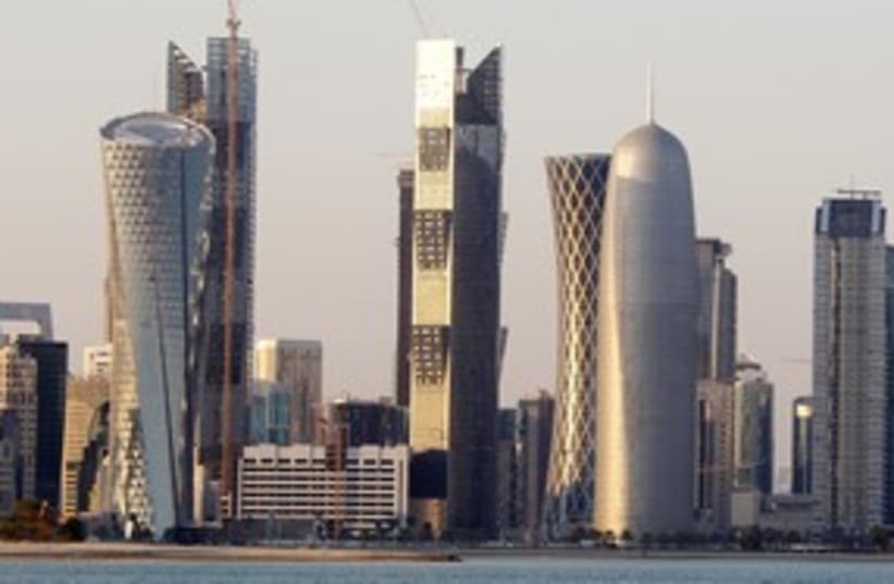 Qatar Doha skyline buildings 311 R (photo credit: REUTERS)