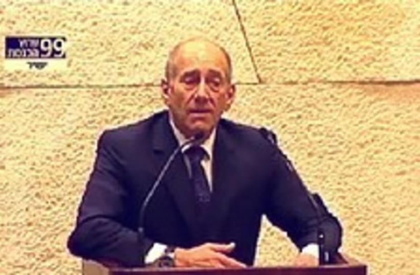 olmert knesset 224.88 (photo credit: Knesset Channel)