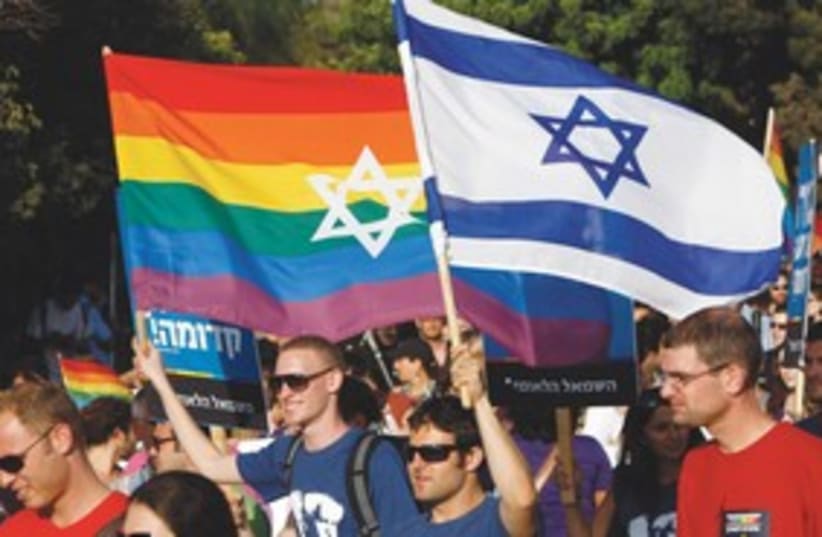 Gay pride in Israel (Jerusalem) 311 (photo credit: REUTERS)
