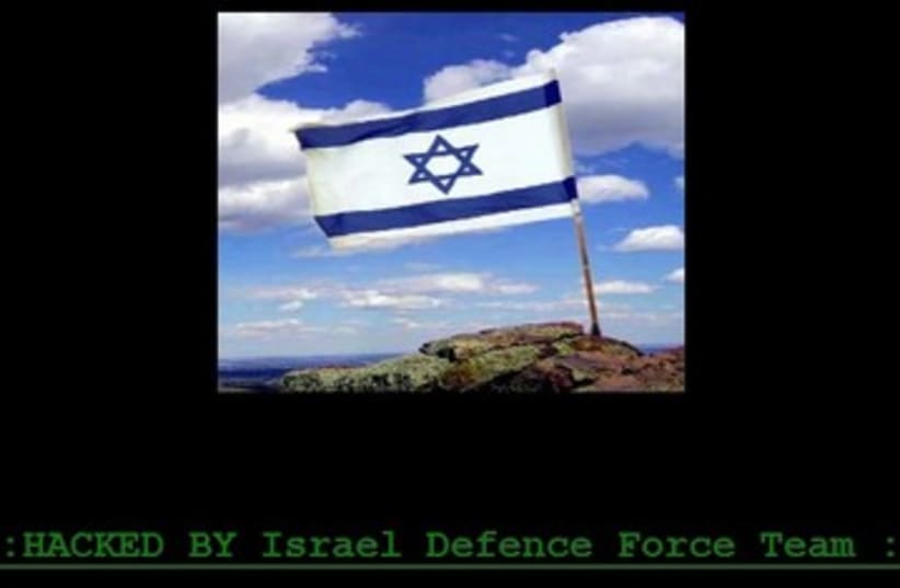 'IDF Team' hack 390 cropped tighter (photo credit: Screenshot)