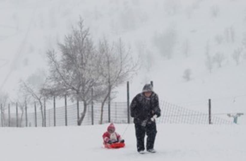Snowy Mount Hermon 311 (photo credit: REUTERS)