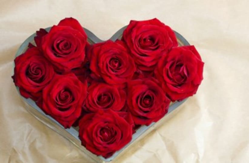 Heart made from flowers (photo credit: Thinkstock/Imagebank)