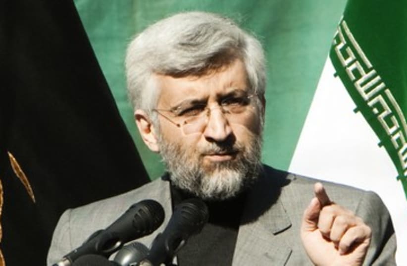 Iran's chief negotiator Jalili  390 (photo credit: REUTERS)