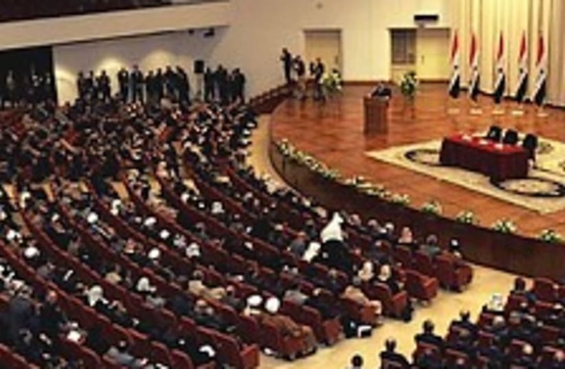 Iraqi parliament 224.88 (photo credit: AP)