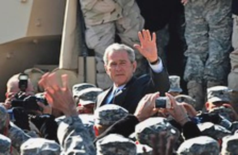 Bush is our hero! 224.88 (photo credit: AP)