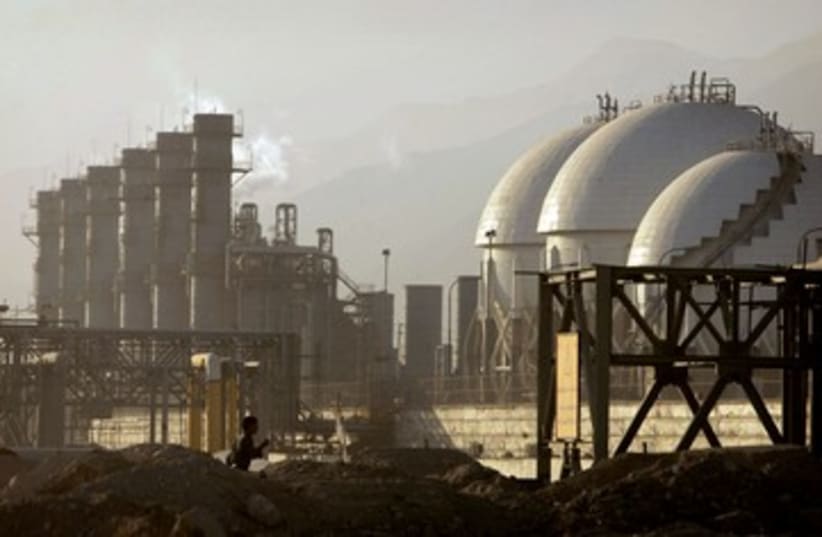 petrochemicals plant in Assaluyeh, Iran_390 (photo credit: Reuters)