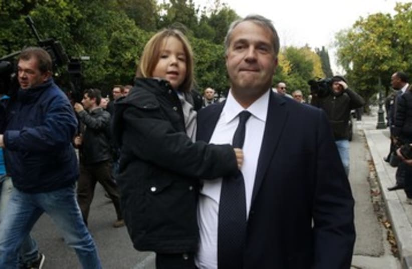 Far right Greek MP Makis Voridis_390 (photo credit: John Kolesidis/Reuters)