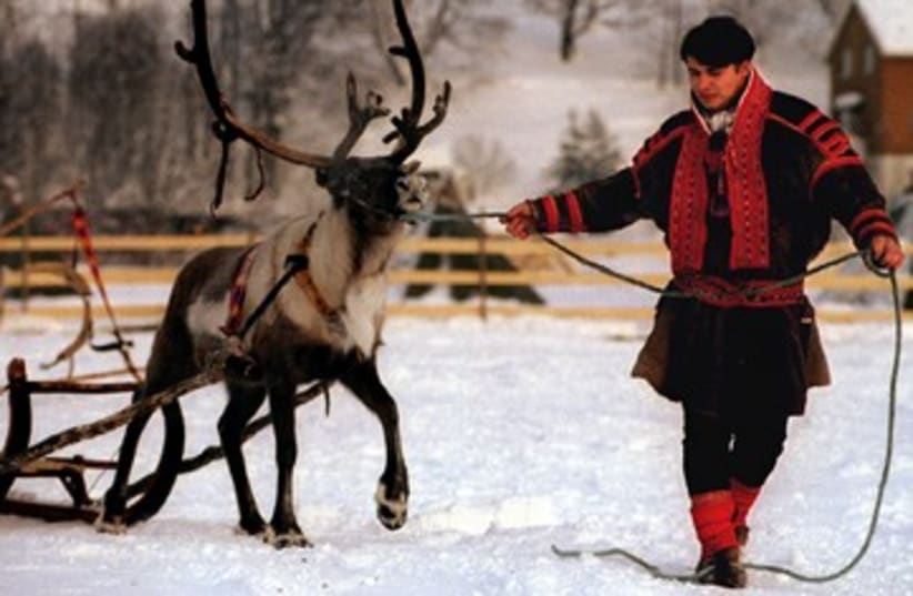 Member of the Sami ethnic group 390 (photo credit: REUTERS)