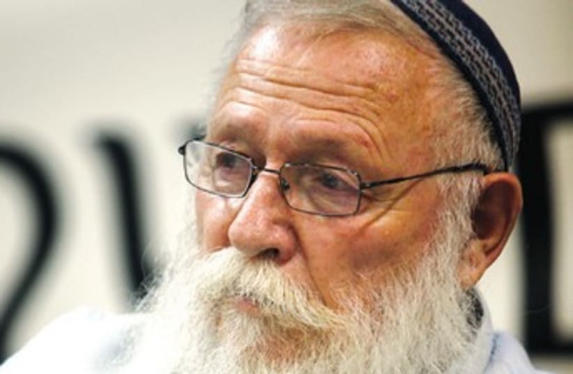 Rabbi Haim Druckman 370 (photo credit: Marc Israel Sellem)