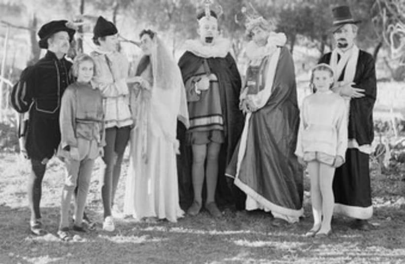 1940: Jerusalem Drama Society in costume (photo credit: American Colony-Jerusalem-Photo Dept.)