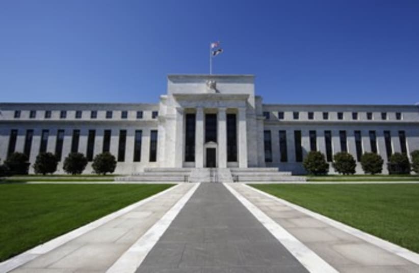 The Federal Reserve building in Washington 390 (R) (photo credit: Jim Bourg / Reuters)