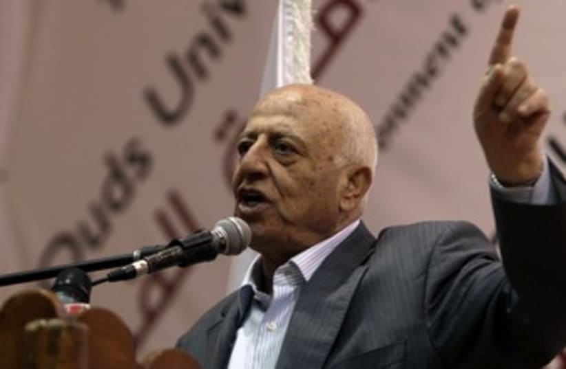 Former PA Prime Minister Ahmed Qurei 370 R (photo credit: Ammar Awad / Reuters)