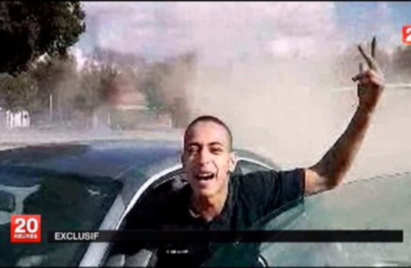 France 2 TV screengrab of Toulouse suspect Mohamed Merah 390 (photo credit: REUTERS/France 2 Television)