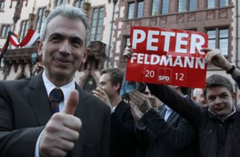 Frankfurt mayor Peter Feldmann 370 (photo credit: REUTERS/Ralph Orlowski)