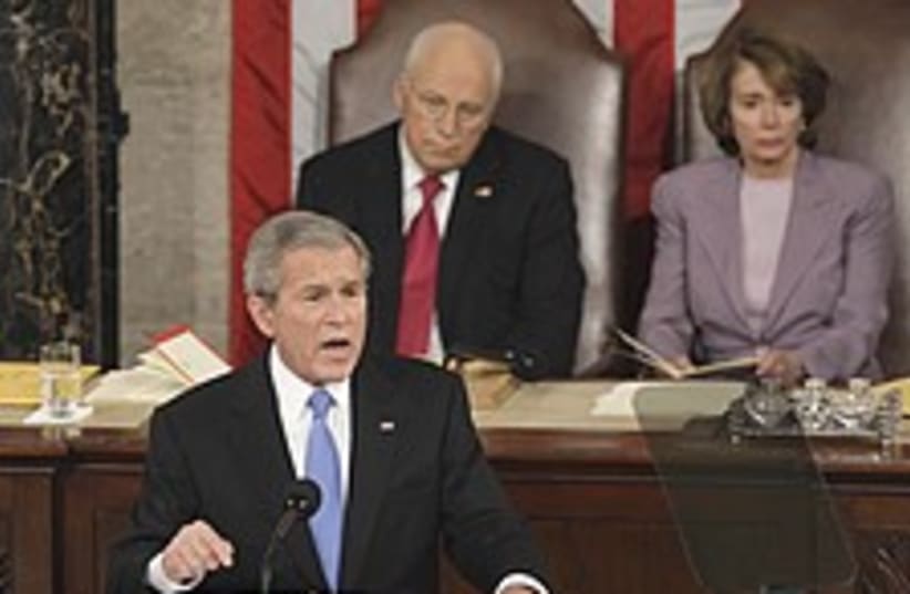 Bush address 224.88 (photo credit: AP)
