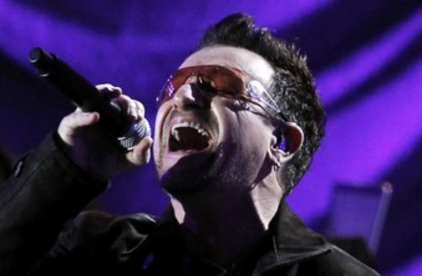 U2 lead singer Bono 370 (photo credit: Mario Anzuoni / Reuters)
