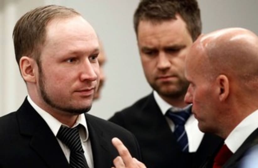 Breivik 370 (photo credit: REUTERS)