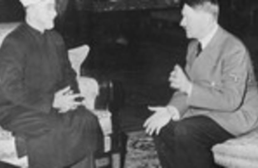 Palestinian Grand Mufti meeting with Hitler 150 (photo credit: German Federal Archive)