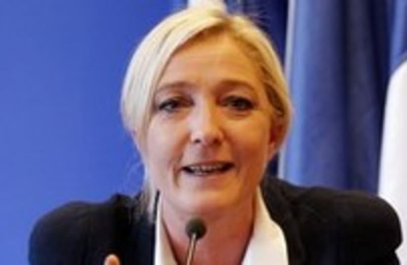 Marine Le Pen France National Front 300 (photo credit: REUTERS/Benoit Tessier)