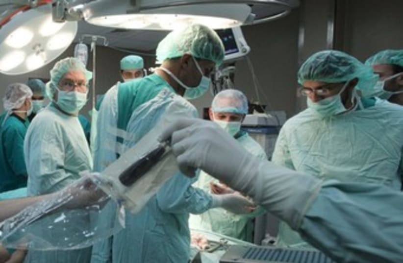 Doctors in Gaza, Nasser Hospital_370 (photo credit: Suhaib Salem/Reuters)