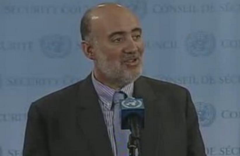 Ron Prosor addressed UNSC 370 (photo credit: Screenshot)
