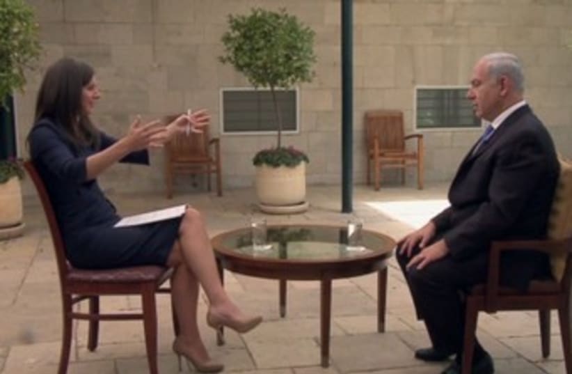 Netanyahu interview with CNN 370 (photo credit: Screenshot)