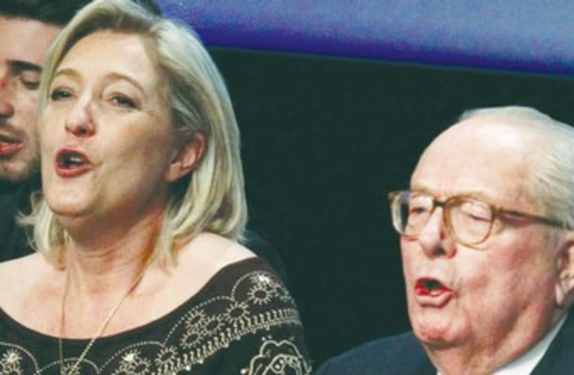 Marine Le Pen (photo credit: Pascal Rossignol/Reuters)