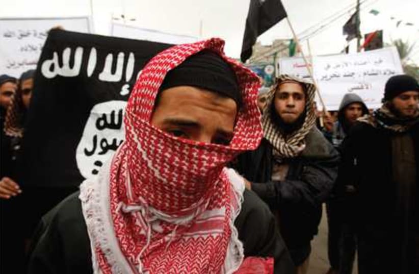 Salafi Palestinians 521 (photo credit: Reuters)