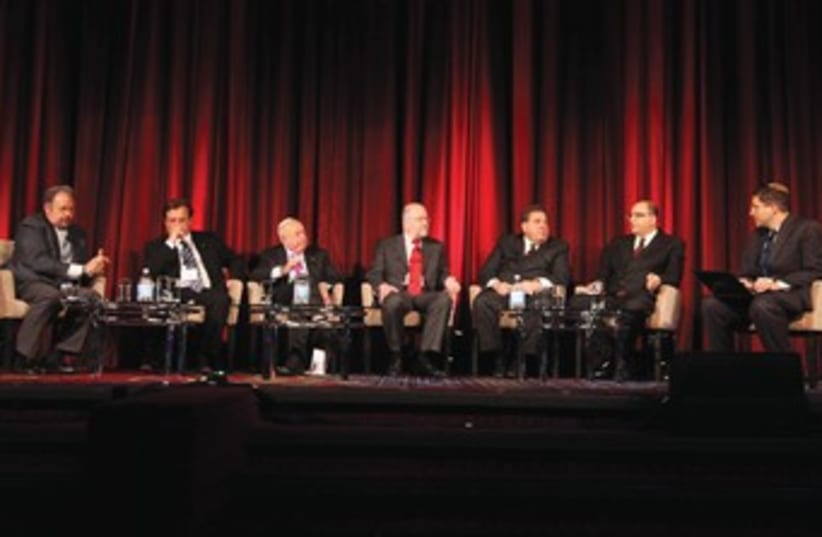 Panel at Jpost Conference 370 (photo credit: Marc Israel Sellem)