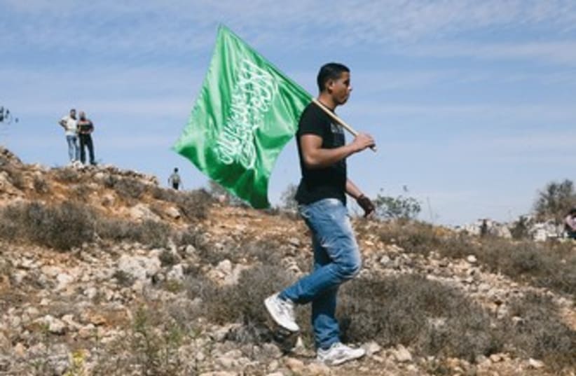 PALESTINIAN demonstrates in Beitunia 370 (photo credit: Marc Israel Sellem)