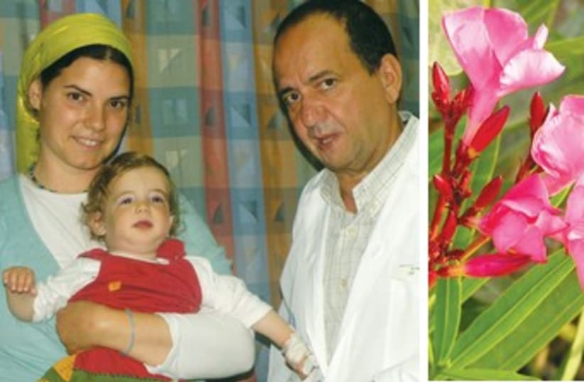 Michal Simhovich, her son, Dr. Houri_370 (photo credit: Barak Nona/Wolfson Medical Center)