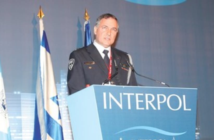 Police Insp.-Gen. Yohanan Danino at INTERPOL conference 370 (photo credit: Chen Galilee)