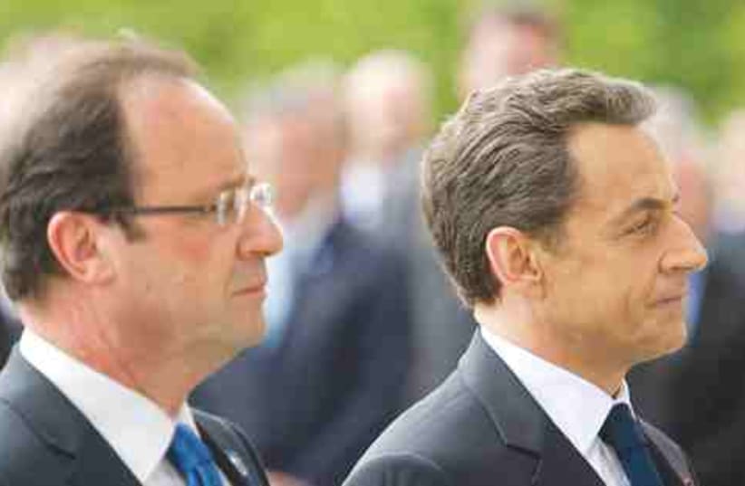 SarkozyHollande (photo credit: © Reuters)