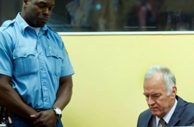 Mladic on trial 370 (photo credit: REUTERS)