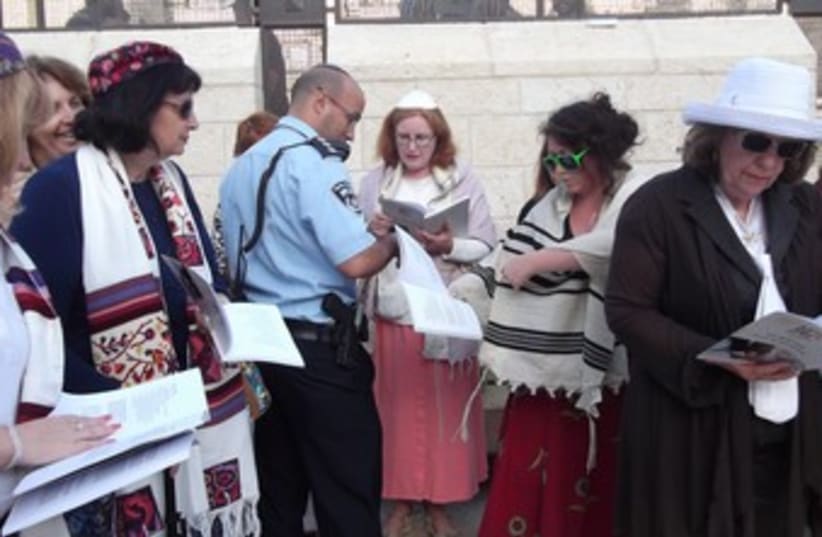 Women of the Wall at the Western Wall 370 (photo credit: Courtesy of Women of the Wall)