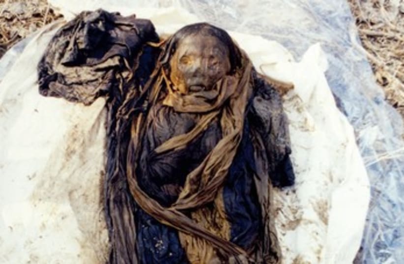 Korean mummy 370 (photo credit: Courtesy Hebrew University)