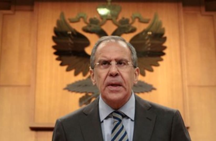 Russian Foreign Minister Sergei Lavrov 370 (photo credit: REUTERS/Sergei Karpukhin)