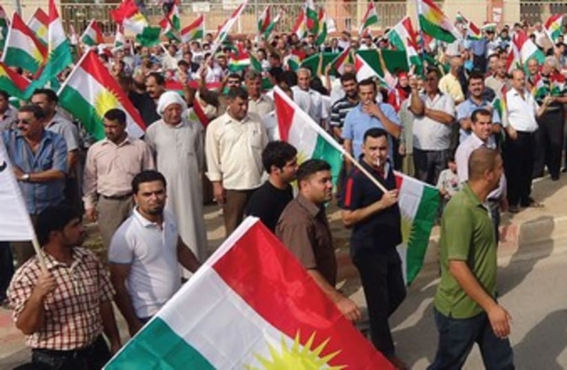 Kurdish nationalists 370 (photo credit: REUTERS)