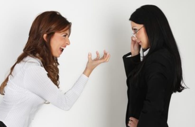 Argument fight claw women stress 370 (photo credit: Thinkstock/Imagebank)
