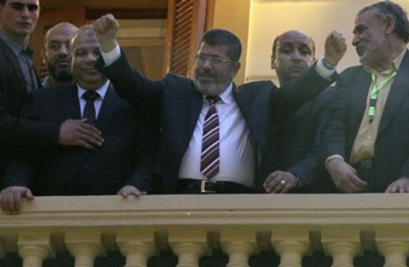 Muslim Brotherhood's presidential candidate Mohamed Morsy 37 (photo credit: Suhaib Salem / Reuters)