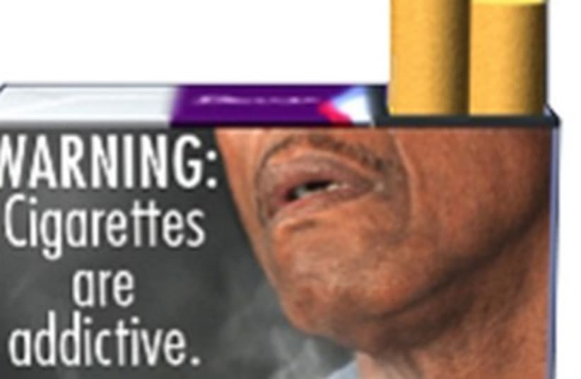 Proposed FDA cigarette warning 370 (photo credit: REUTERS/Handout .)