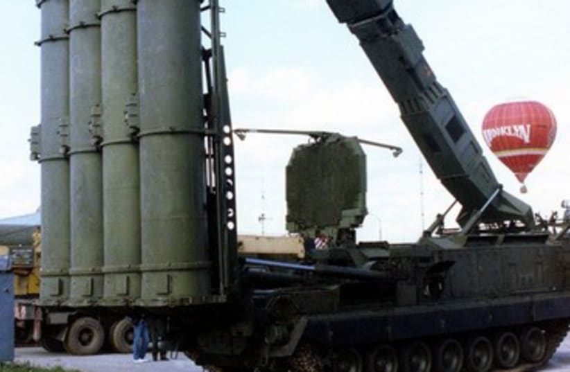 Russian S-300 anti-aircraft missile system 370 (photo credit: REUTERS)