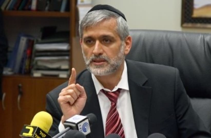 Interior Minister Eli Yishai 370 (photo credit: Marc Israel Sellem)