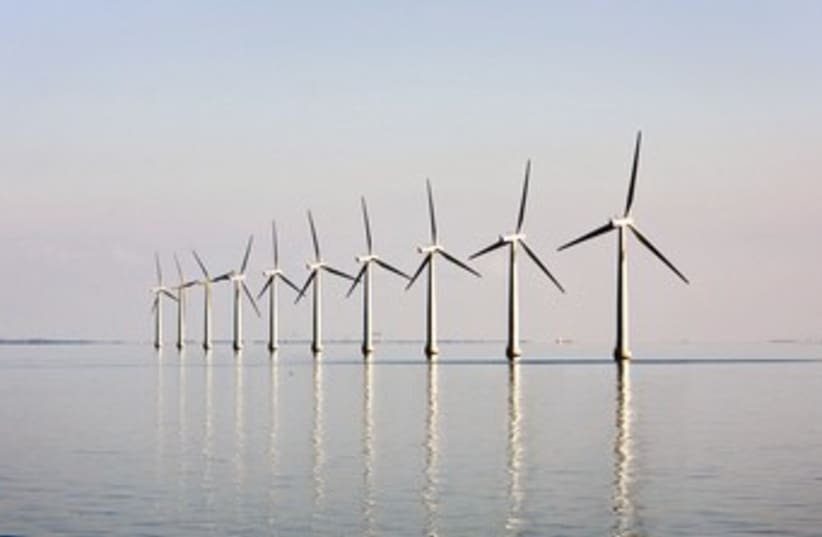 Cool picture of windmills (photo credit: Reuters)