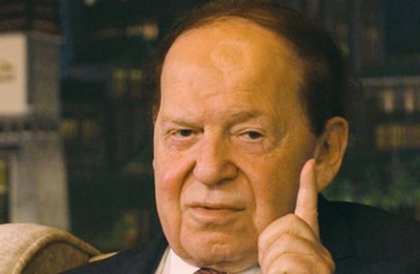 Sheldon Adelson 370 (photo credit: Reuters)