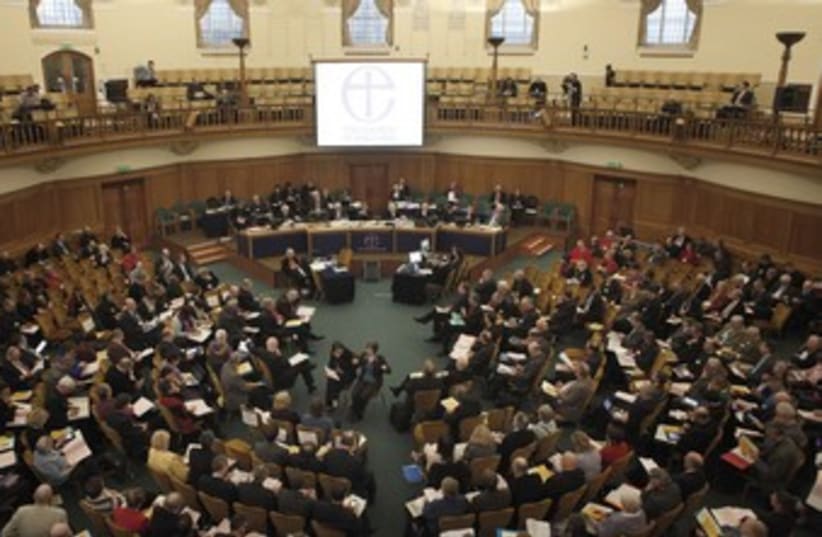 The Church of England General Synod in London 370 (R) (photo credit: Finbarr O'Reilly / Reuters)