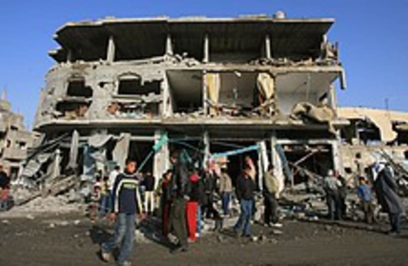 Gaza rubble brill 224.88 (photo credit: AP)