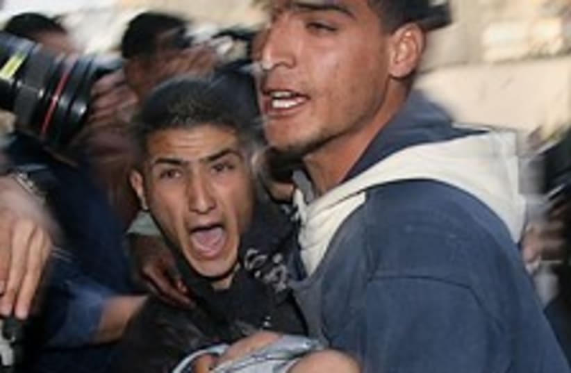 wounded Gazan 224.88 (photo credit: AP)