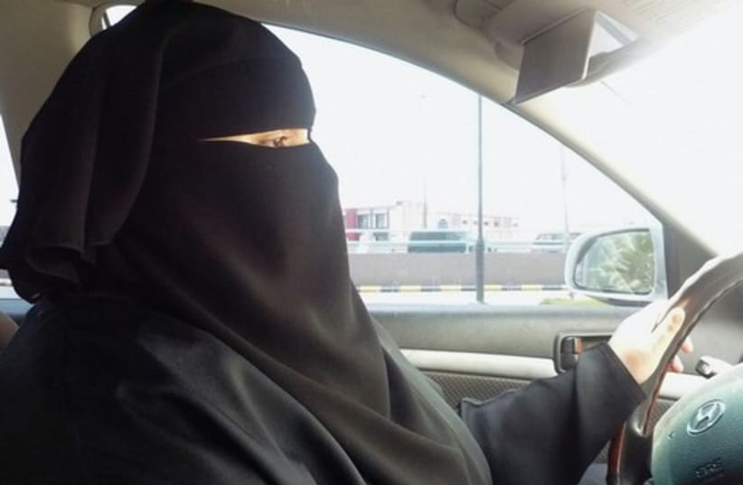 Ban on Saudi women driving (photo credit: Reuters)